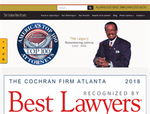 Tablet Screenshot of cochranfirmatlanta.com